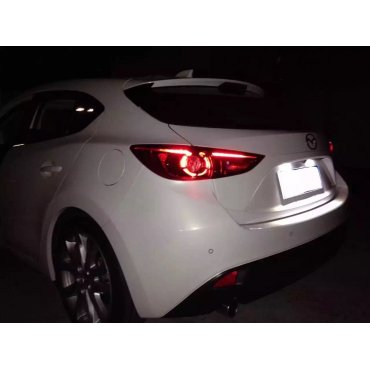 Mazda 3 Axela  тюнинг фонари задние красные