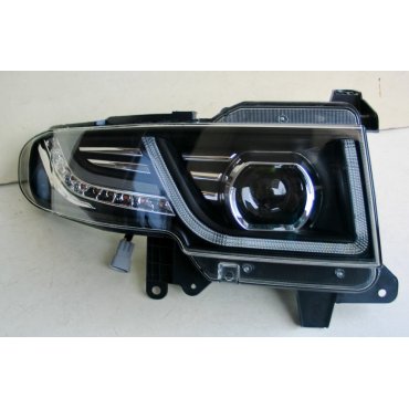 FJ Cruiser оптика передняя черная стиль Evoque restyling