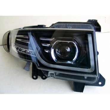 FJ Cruiser оптика передняя черная стиль Evoque restyling