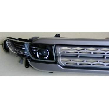 FJ Cruiser оптика передняя черная стиль Evoque restyling