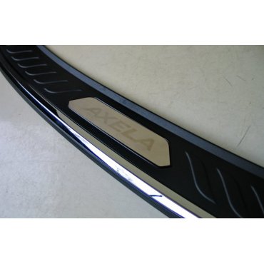 Mazda 3 Axela  накладка защитная на задний бампер ABS