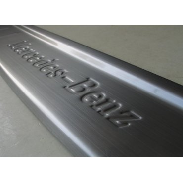 Mercedes Benz GLC накладка защитная на задний бампер