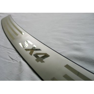 Suzuki SX-4 хэтчбек накладка защитная на задний бампер тонкая 