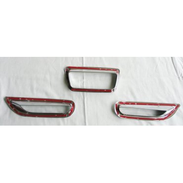 Nissan X-Trail T32 накладки хром на задние противотуманные фонари