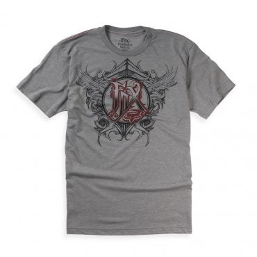 Футболка FOX HEATHERED Short Sleeve Tee - REACTION [Grey]