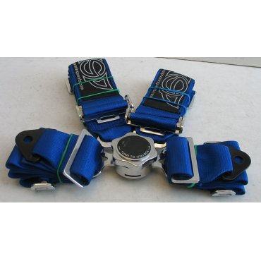 Ремень безопасности 3" ASP, синий