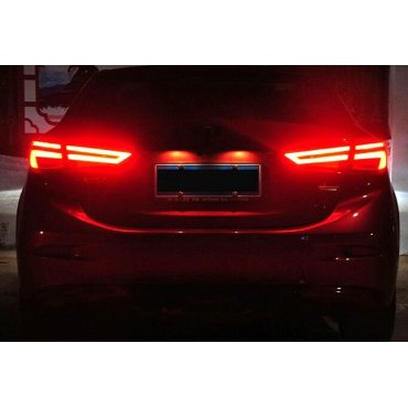 Mazda 3 Axela тюнинг фонари задние  красные стиль A3