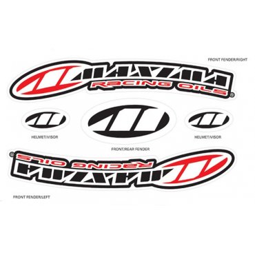 Наліпка Maxima Factory MX Fender Decal [Red]