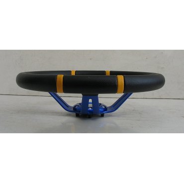 Руль ASP  синий виниловый