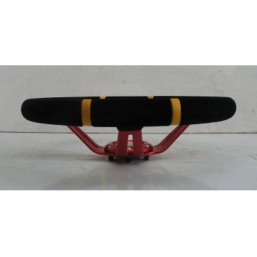 Руль ASP красный замшевый