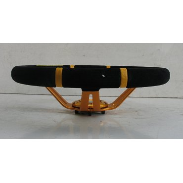 Руль ASP Drifting желтый замшевый