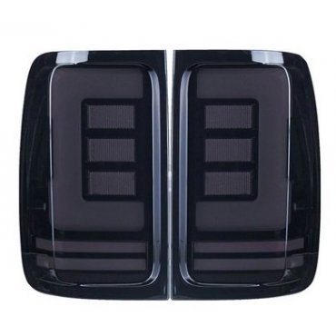 Volkswagen Amarok 2009+ тюнинг фонари задние черные WC