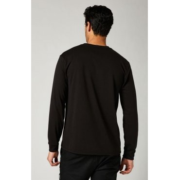 Футболка FOX TECH Long Sleeve Tee - BADGER [Black]