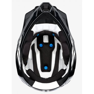 Шолом Ride 100% TRAJECTA Helmet [Black/White]