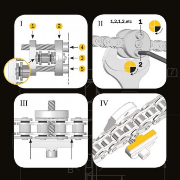 З'єднувач ланцюга AFAM Chain Rivet Tool