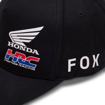 Кепка FOX FlexFit Hat - HONDA® [Black]