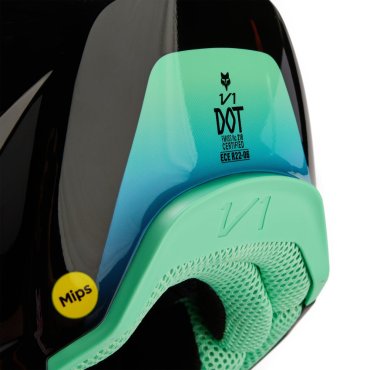 Шолом FOX YTH V1 Helmet - BALLAST [Black]