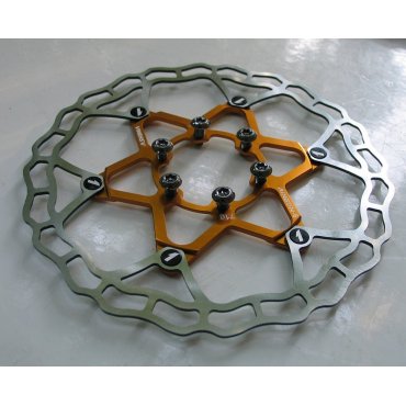 Гальмівний диск Ashima AiNeon 160mm [Gold]