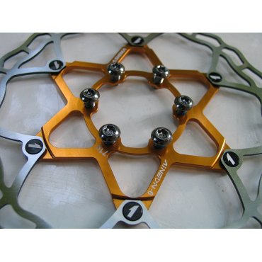 Гальмівний диск Ashima AiNeon 160mm [Gold]