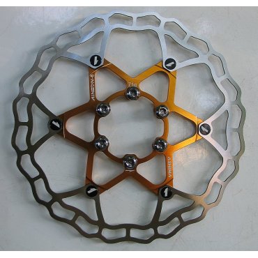 Гальмівний диск Ashima AiNeon 160mm [Gold]