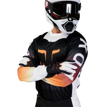 Джерсі FOX 180 Jersey - FLORA [Black]