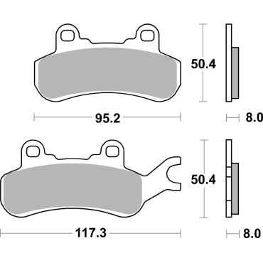 Гальмівні колодки SBS Upgrade Brake Pads