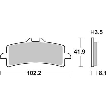 Гальмівні колодки SBS Performance Front Brake Pads