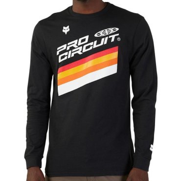 Футболка FOX PREMIUM Long Sleeve Tee - PRO CIRCUIT® [Black]