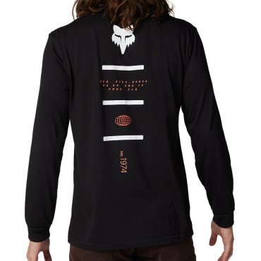 Футболка FOX TECH Long Sleeve Tee - MAGNETIC [Black]