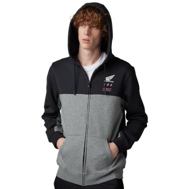 Толстовка FOX ZIP Hoodie - HONDA® [Black]