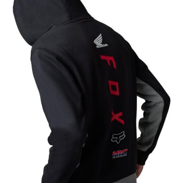 Толстовка FOX ZIP Hoodie - HONDA® [Black]