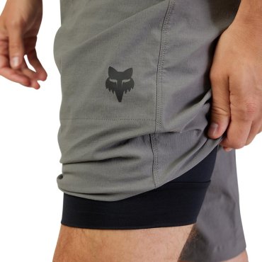 Шорти FOX RANGER LITE Short + Liner [Pewter]