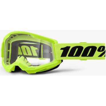 Окуляри 100% STRATA 2 Goggle [Neon Yellow]