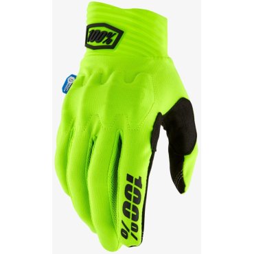 Перчатки 100% COGNITO Glove - Smart Shock® [Fluo Yellow]