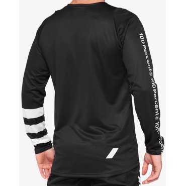 Джерсі 100% R-CORE Jersey [Black/White]