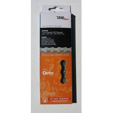 Ланцюг TAYA OCTO Chain - 7/8sp [Silver]