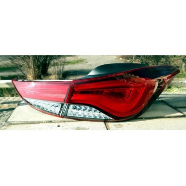 Hyundai Elantra MD оптика задняя красная LED стиль WH