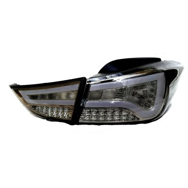 Hyundai Elantra MD оптика задняя хром 100% LED WH