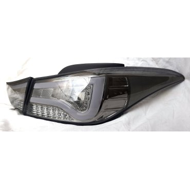 Hyundai Elantra MD оптика задняя хром 100% LED WH