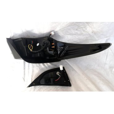 Hyundai Elantra MD оптика задняя хром 100% LED WH