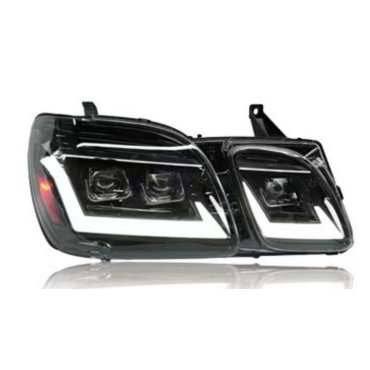 Lexus LX470 1998+ оптика передняя Full LED черная ZW