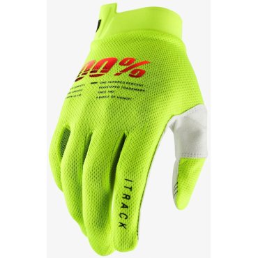 Дитячі перчатки 100% ITRACK Youth Glove [Fluo Yellow]