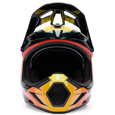 Шолом FOX V3 RS Helmet - GRID [Orange]