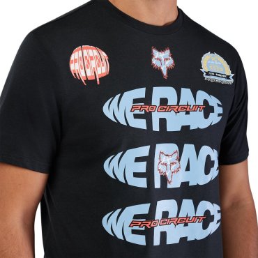 Футболка FOX Short Sleeve Tee - PRO CIRCUIT® [Black]