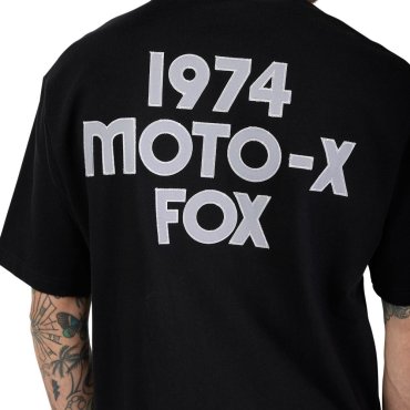 Футболка FOX OVERSIZE Short Sleeve Tee - MOTO-X [Black]