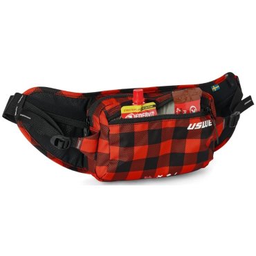 Напоясна сумка USWE WAIST 2L Hip Pack [Flannel Red]