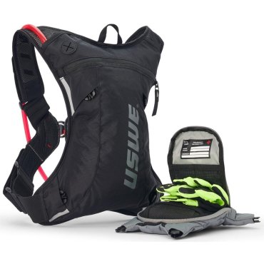 Рюкзак USWE MOTO HYDRO 3L Hydration Pack [Black]