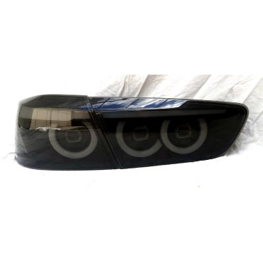 Mitsubishi Lancer X оптика задняя черная стиль JDM CP