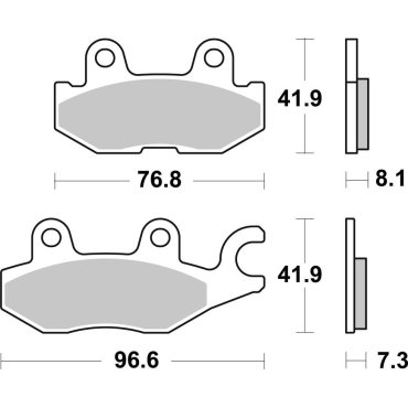 Гальмівні колодки SBS Sport Brake Pads