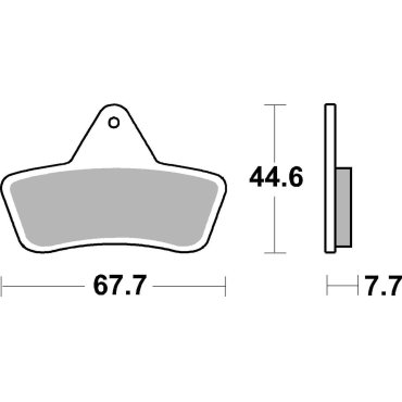 Гальмівні колодки SBS Standard Brake Pads